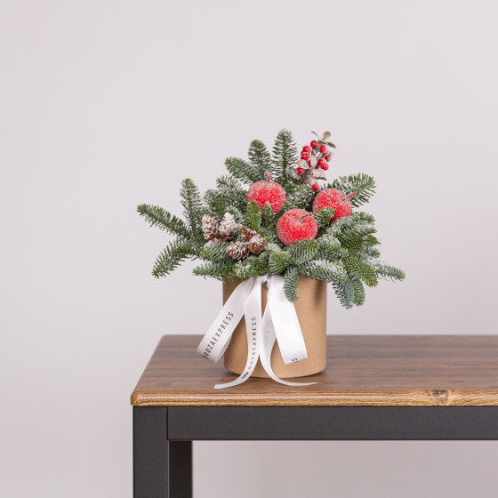 заказать букет Новогодняя композиция 25