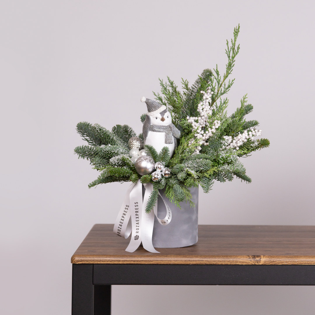 заказать букет Новогодняя композиция 27