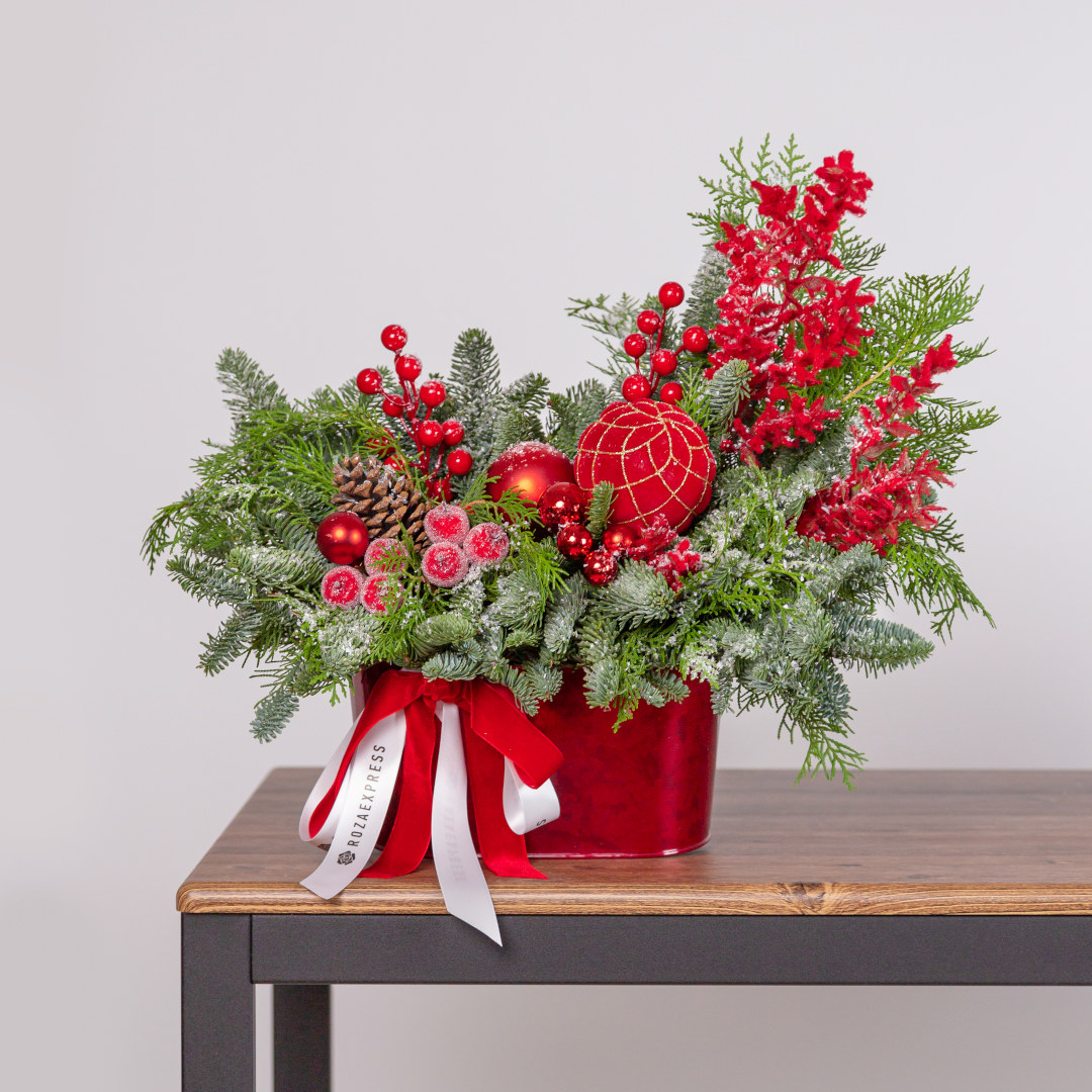 заказать букет Новогодняя композиция 29
