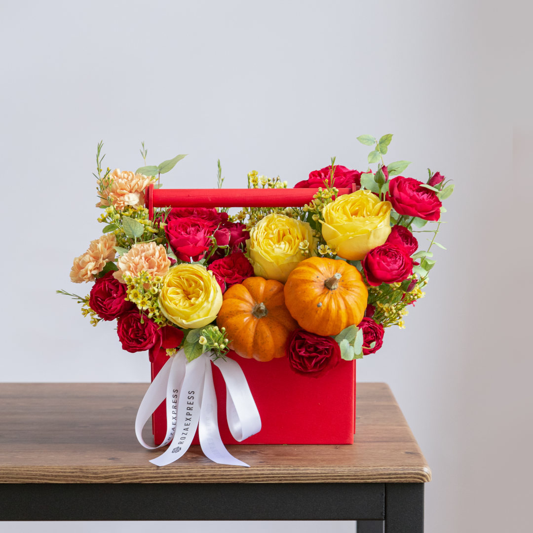 заказать букет Осенняя композиция 17