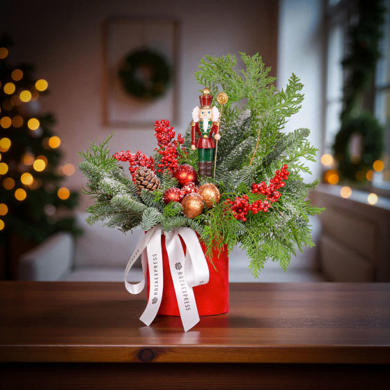 заказать букет Новогодняя композиция 26