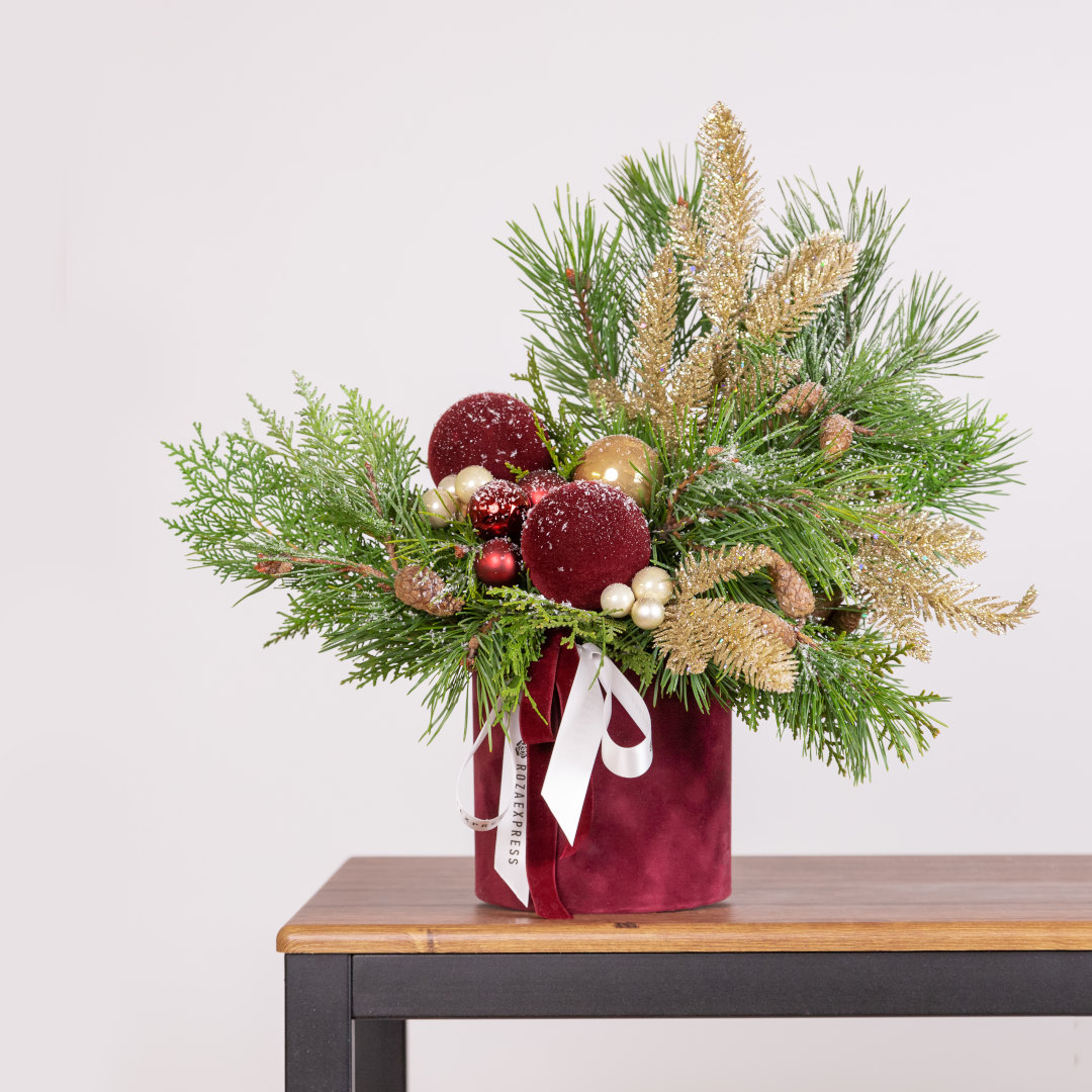 заказать букет Новогодняя композиция 34