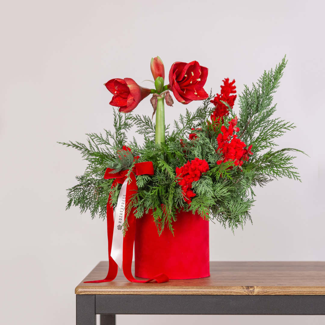 заказать букет Зимняя композиция 10