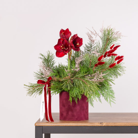 заказать букет Зимняя композиция 12