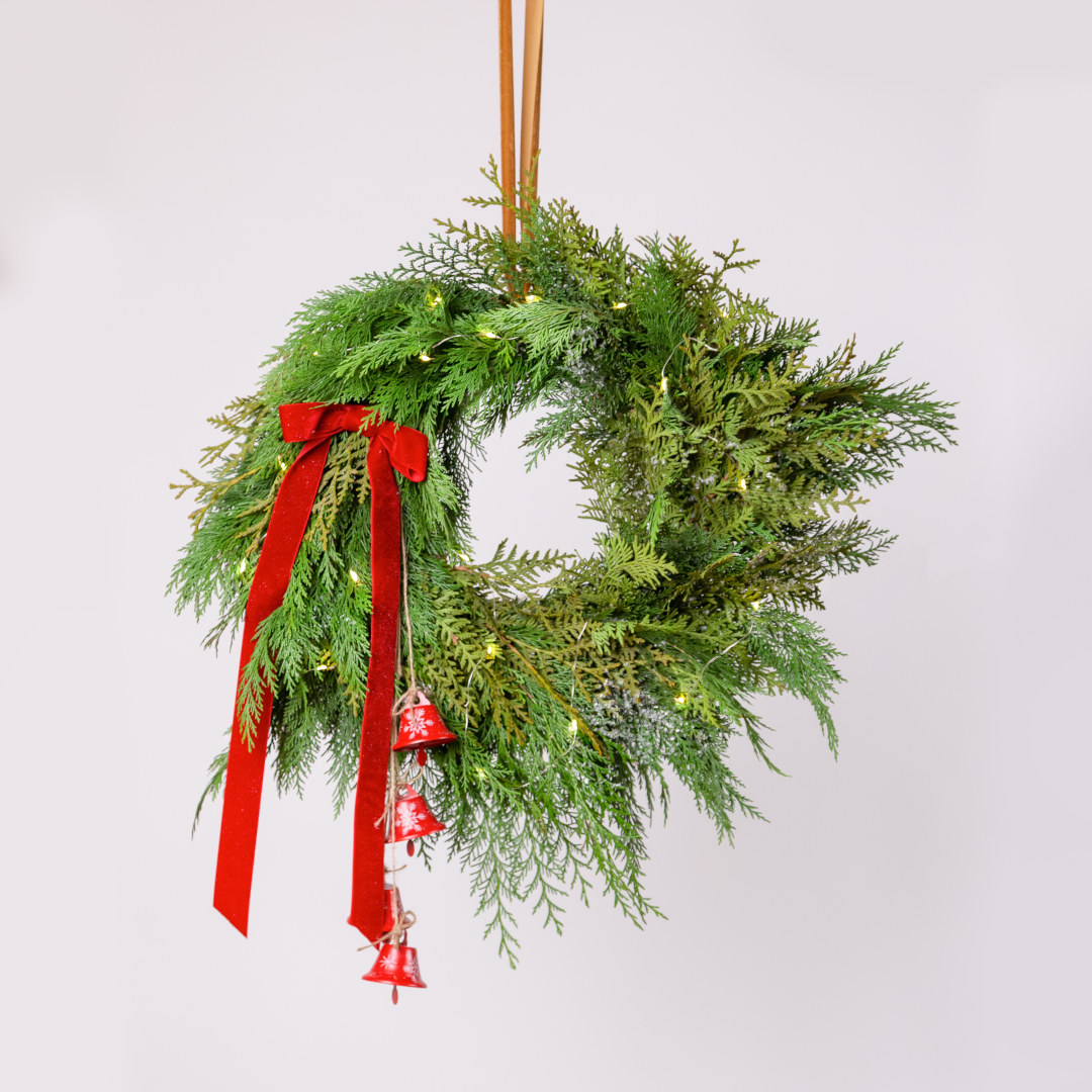 заказать букет Новогодний венок 2