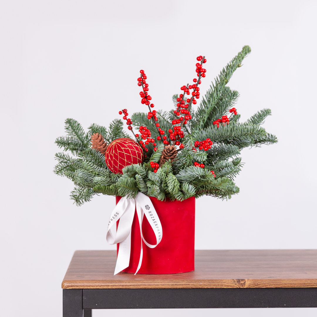 заказать букет Новогодняя композиция 37