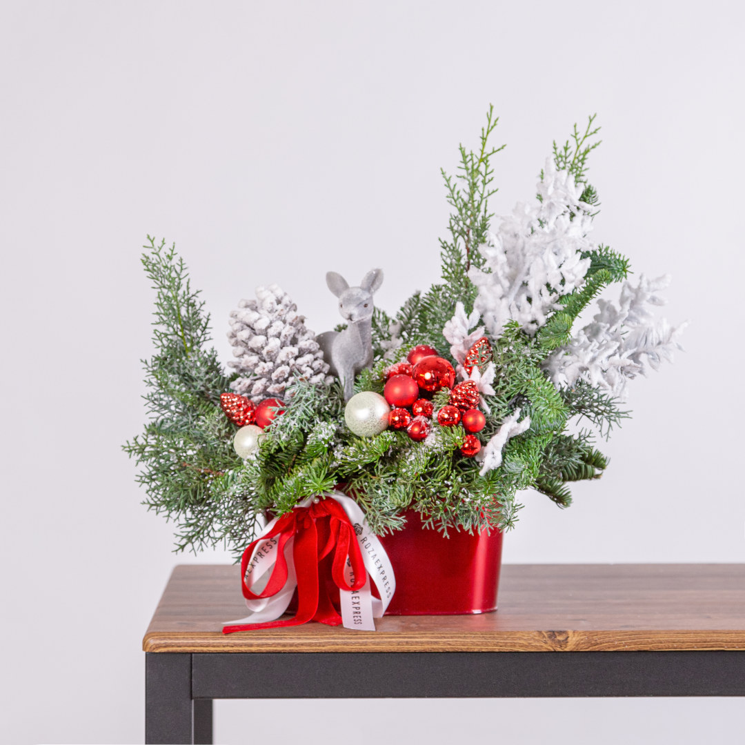 заказать букет Новогодняя композиция 38