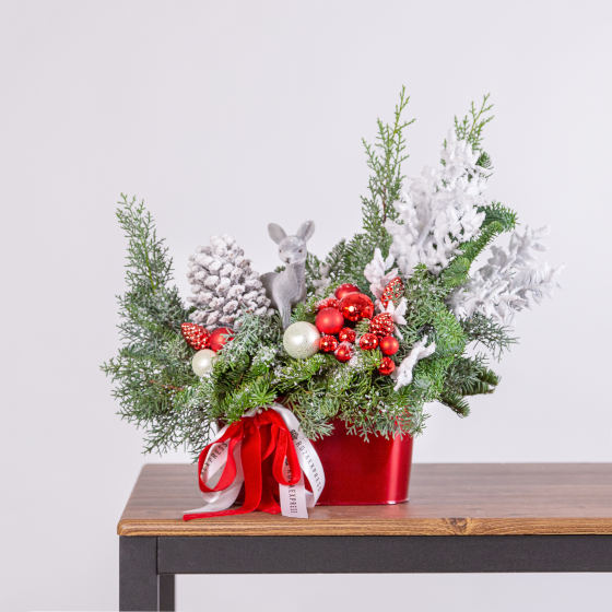 заказать букет Новогодняя композиция 38