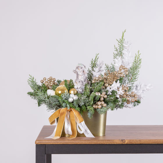 заказать букет Новогодняя композиция 39