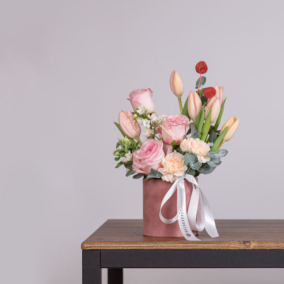 заказать букет Весенняя композиция 28