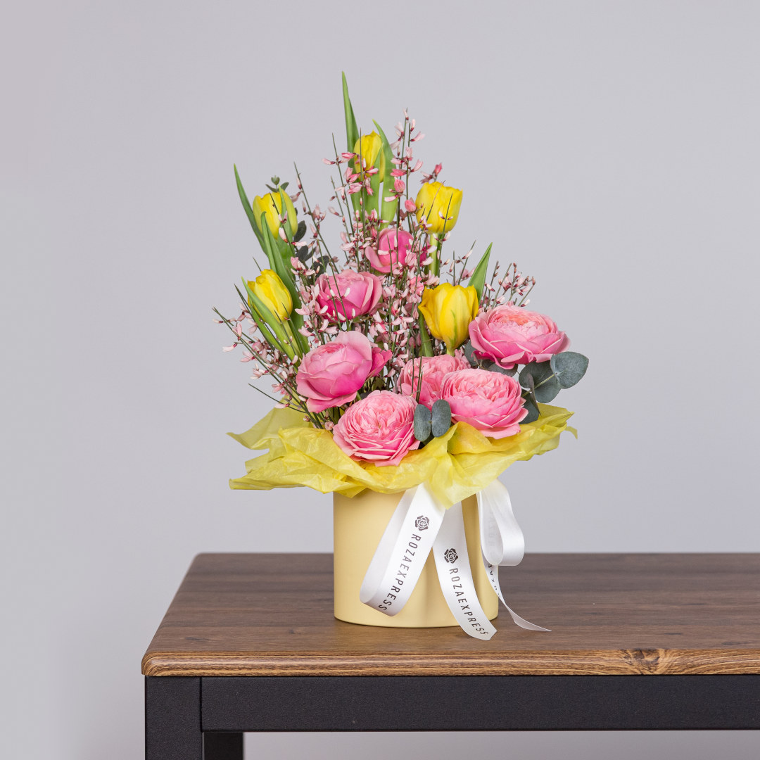 заказать букет Весенняя композиция 34