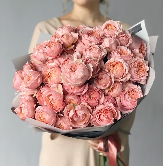  заказать букет Роза кустовая Джульетт 15 шт